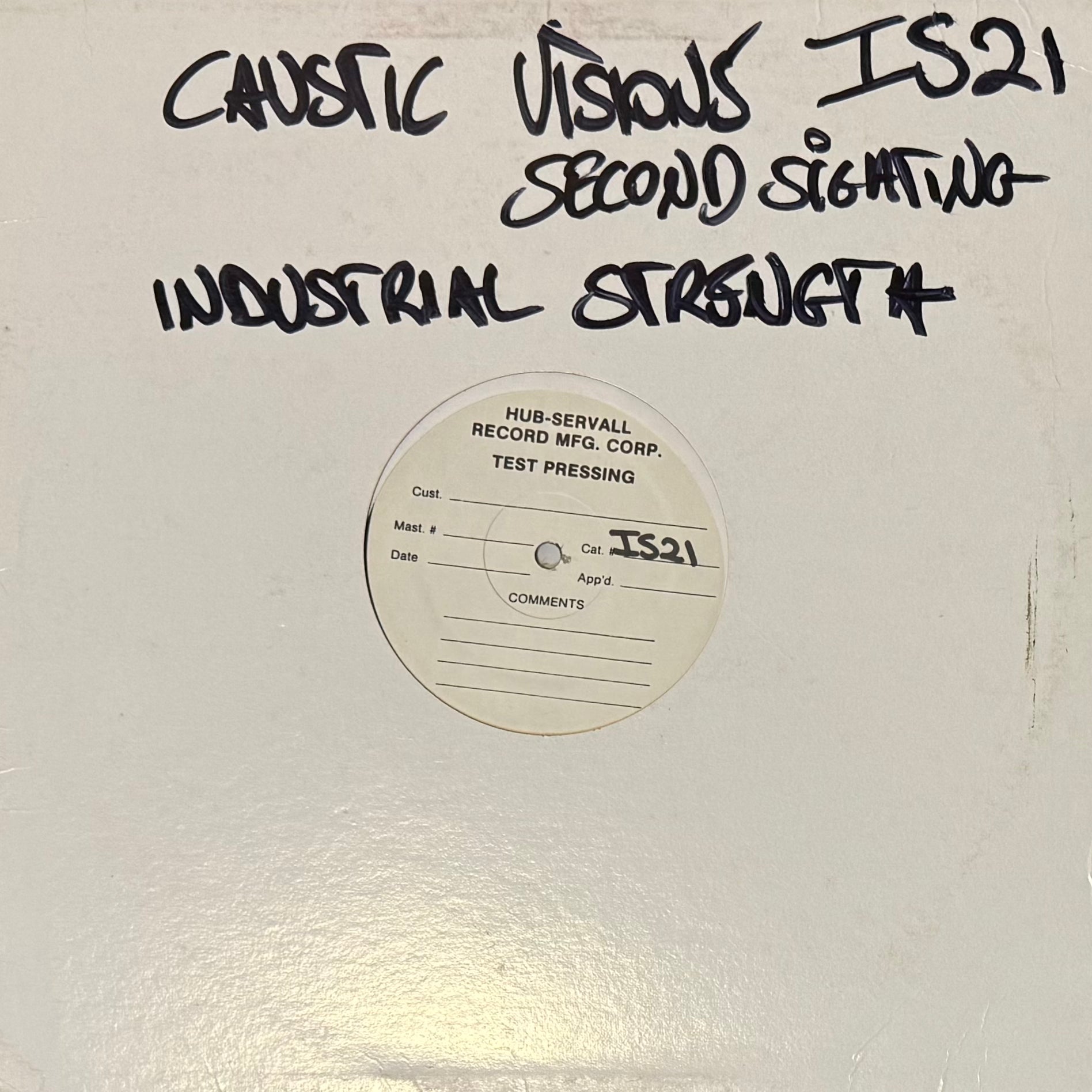 Caustic Visions – The Second Sighting (Test Pressing)