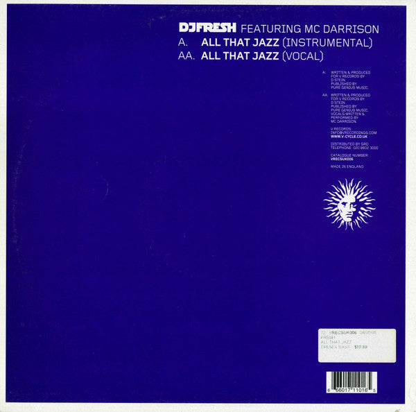 Fresh Featuring MC Darrison - All That Jazz