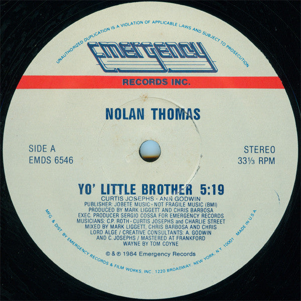 Nolan Thomas - Yo! Little Brother
