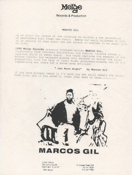 Marcos Gil - One More Night