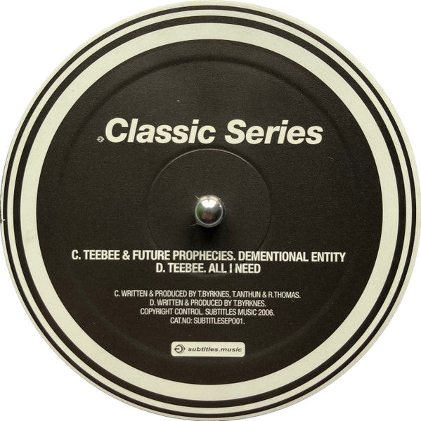Teebee & Future Prophecies - Classic Series [2x12"]