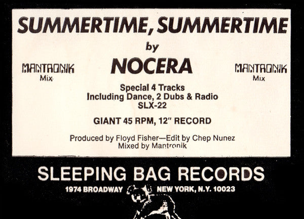 Nocera - Summertime, Summertime
