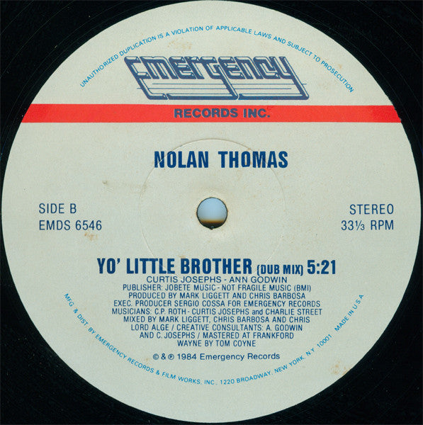 Nolan Thomas - Yo! Little Brother