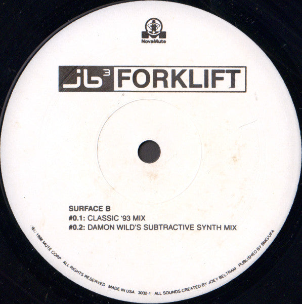 jb³ (Joey Beltram) - Forklift (The Remixes)