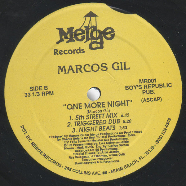 Marcos Gil - One More Night