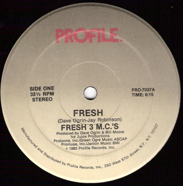 Fresh 3 MC's - Fresh