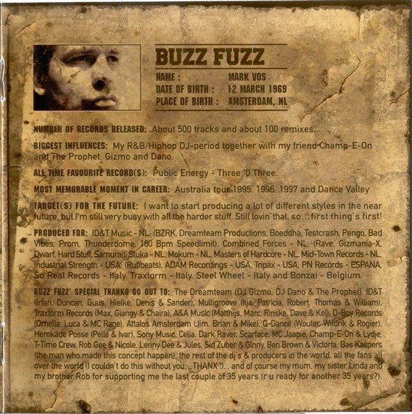 Buzz Fuzz - The History Of Hardcore - The Dreamteam Edition 01