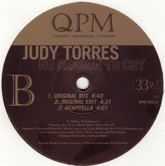 Judy Torres - No Reason To Cry (Remix)