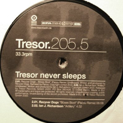 Various - Tresor Never Sleeps