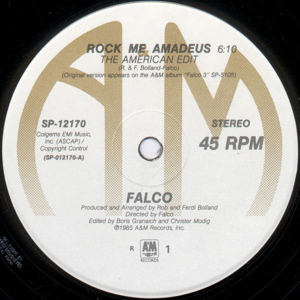 Falco - Rock Me Amadeus / Vienna Calling