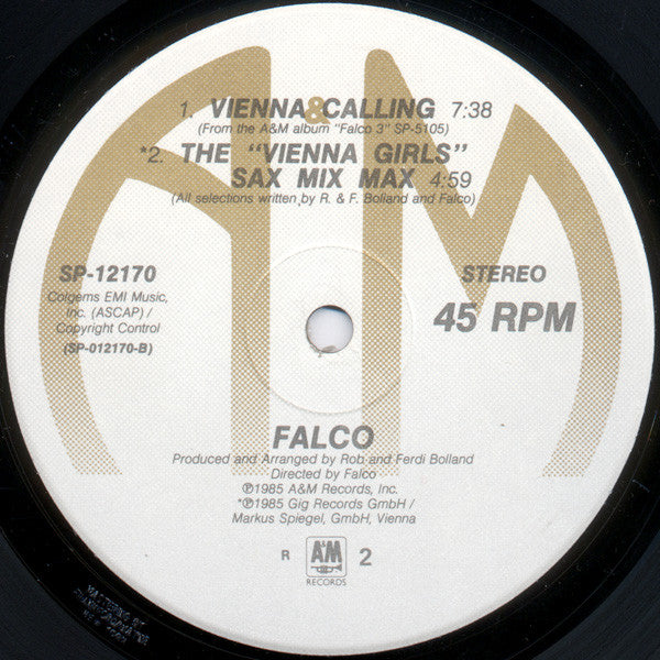 Falco - Rock Me Amadeus / Vienna Calling