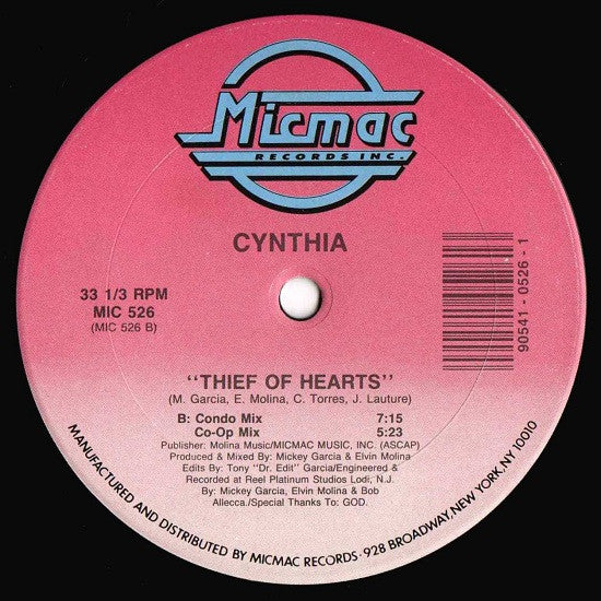 Cynthia - Thief Of Hearts