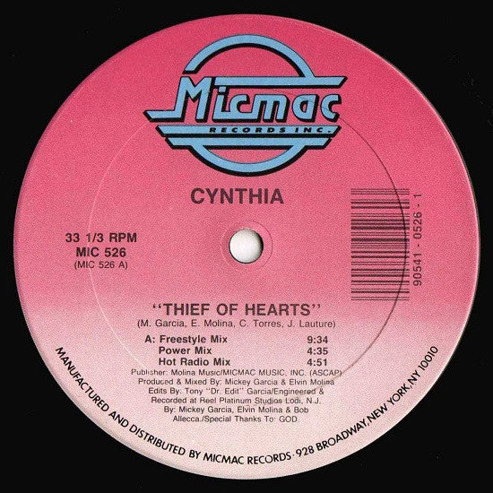Cynthia - Thief Of Hearts