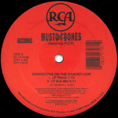 Musto & Bones Featuring P.C.P. (People Can Party) - Dangerous On The Dancefloor