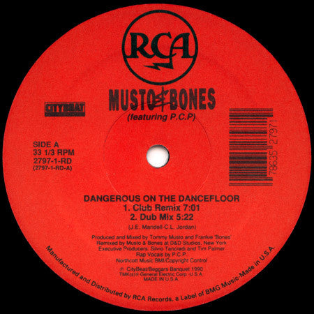 Musto & Bones Featuring P.C.P. (People Can Party) - Dangerous On The Dancefloor