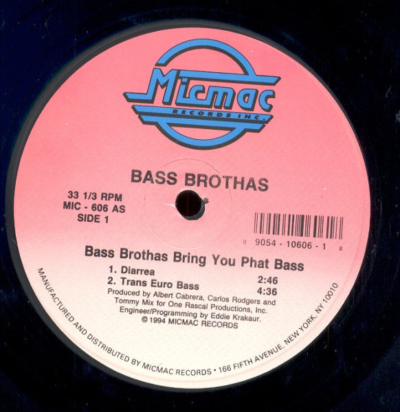 Bass Brothas - Bass Brothas Bring You Phat Bass