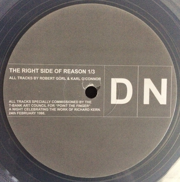 Karl O'Connor & Robert Görl - The Right Side Of Reason 1/3