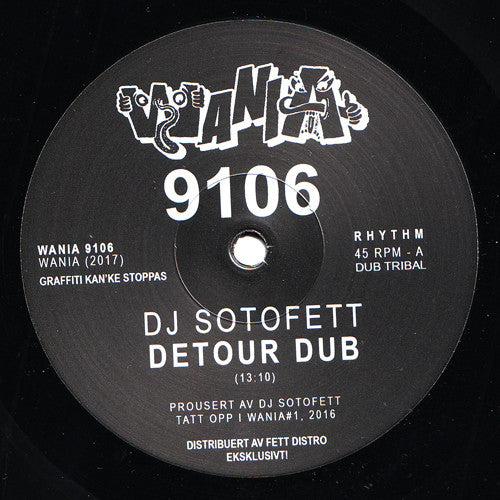 DJ Sotofett / Vera Dvale Feat. Merel Laine - Detour Dub / To Want You