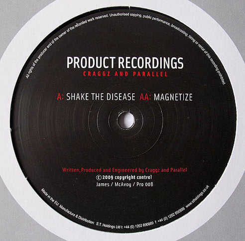 Craggz & Parallel Forces - Shake The Disease / Magnetize