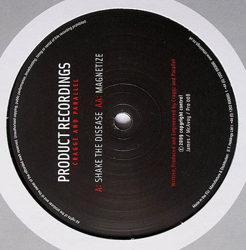 Craggz & Parallel Forces - Shake The Disease / Magnetize