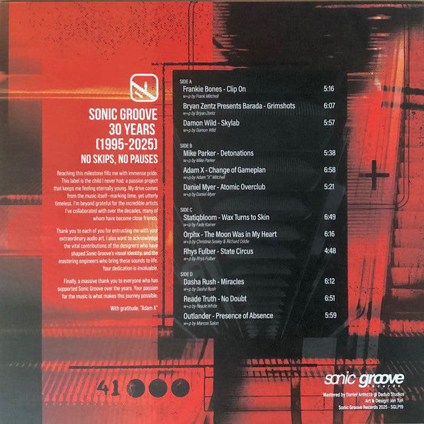 Various - Sonic Groove 30 Years (2xLP)