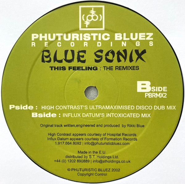 Blue Sonix - This Feeling : The Remixes