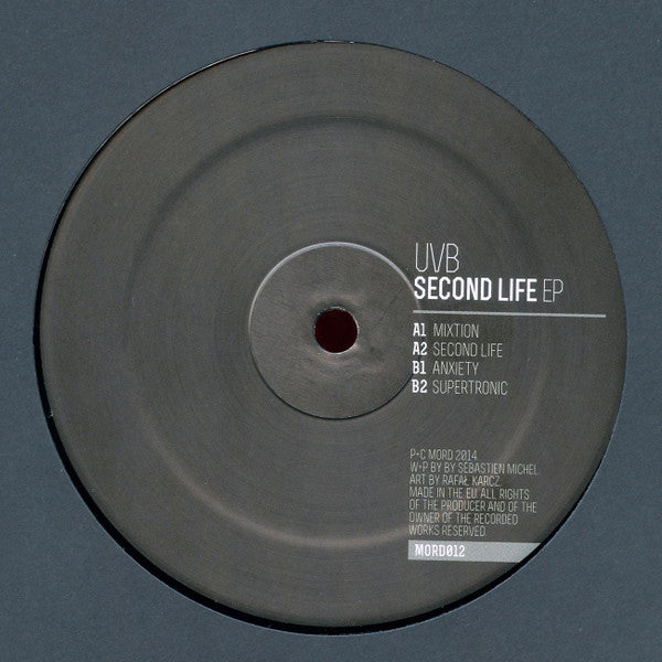 UVB - Second Life EP [2x12"]