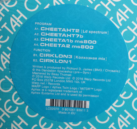 Aphex Twin - Cheetah EP