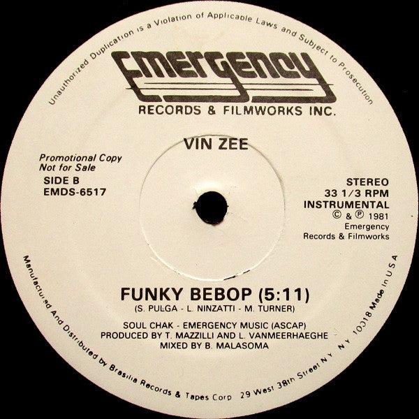 Vin Zee - Funky Bebop