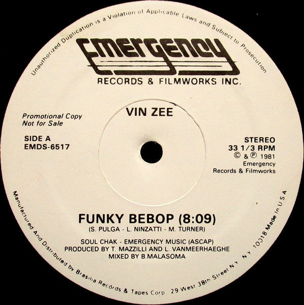 Vin Zee - Funky Bebop
