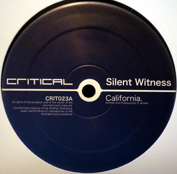 Silent Witness - California / Atlanta