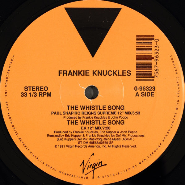 Frankie Knuckles - The Whistle Song