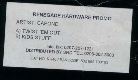Capone - Twist 'Em Out / Kids Stuff [Promo]