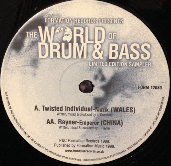 Twisted Individual / Rayner - The World Of Drum And Bass LP Sampler