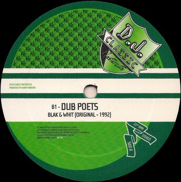Armando / Dub Poets - Welcome II The Warehouse / 100% Of Dissin' U / Blak & Whit
