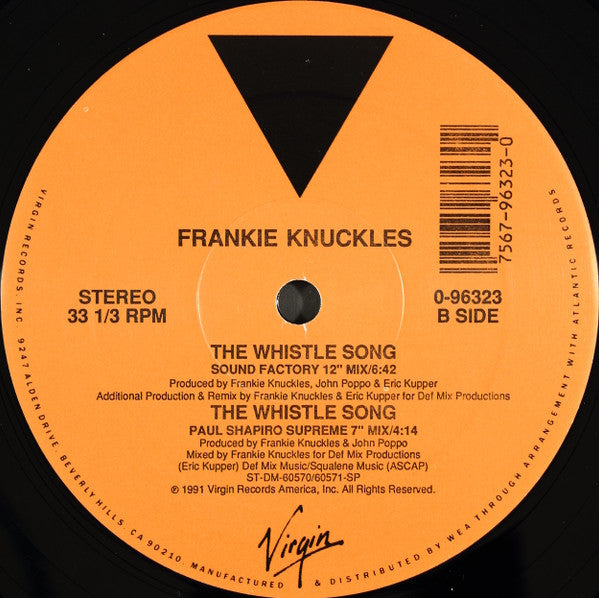 Frankie Knuckles - The Whistle Song