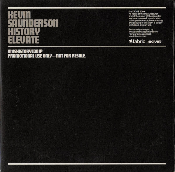 Kevin Saunderson - History Elevate
