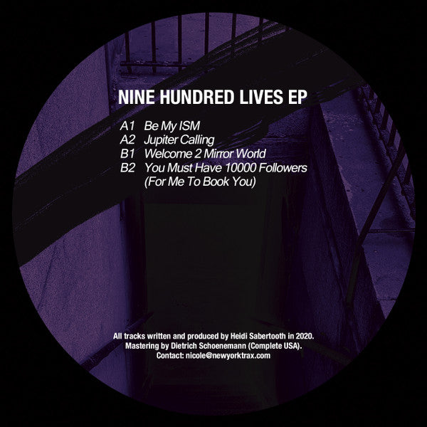 Heidi Sabertooth - Nine Hundred Lives EP