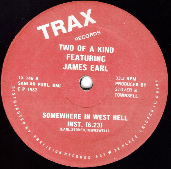 Two Of A Kind Featuring James Earl - Somewhere In West Hell