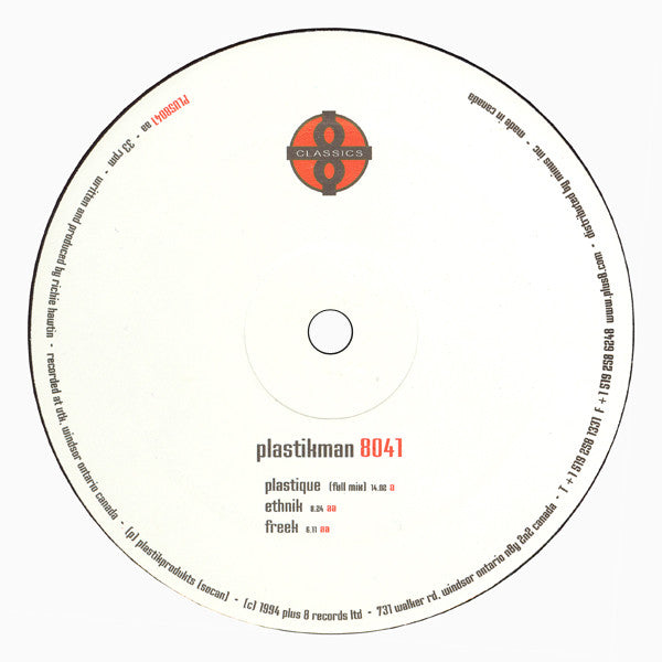 Plastikman - Plastique