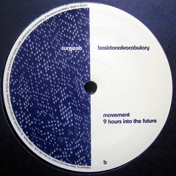 Surgeon – Basictonalvocabulary [2x12"]