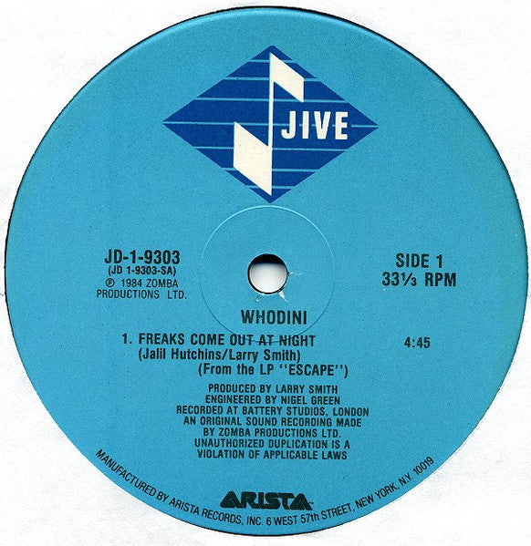 Whodini - Freaks Come Out At Night