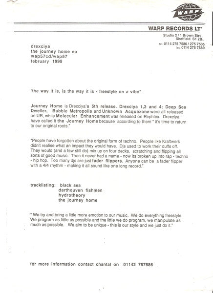 Drexciya - The Journey Home