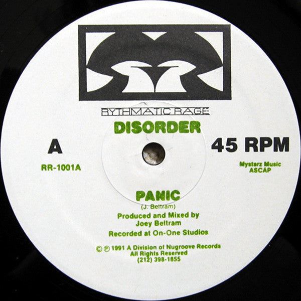 Disorder - Panic