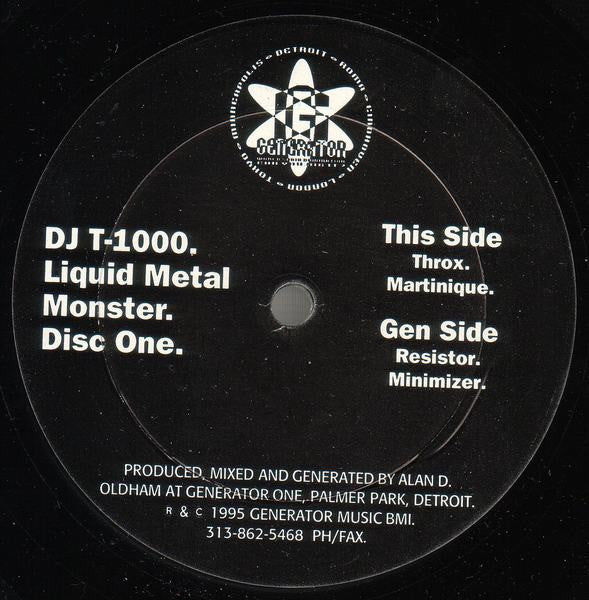 DJ T-1000 - Liquid Metal Monster [2x12"]