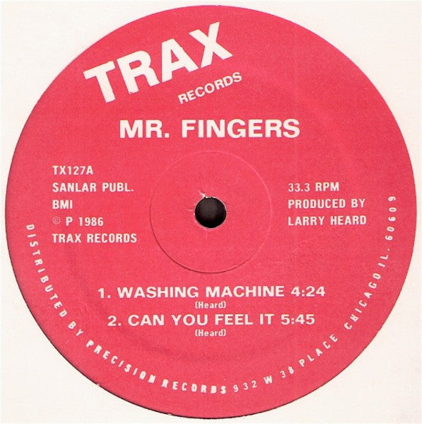 Mr. Fingers - Washing Machine / Can You Feel It