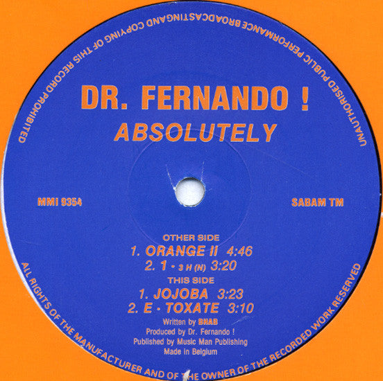Dr. Fernando! - Absolutely